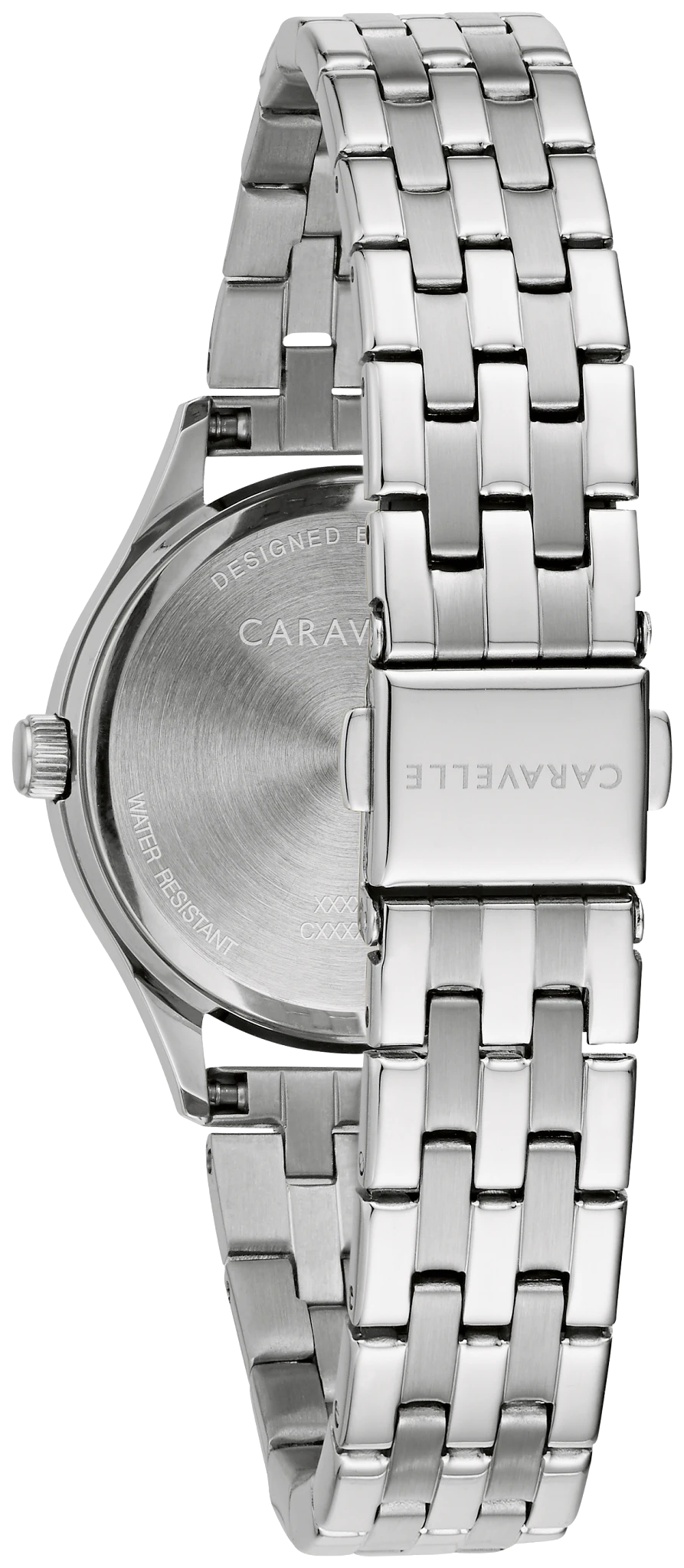 Silver-Tone Dial Stainless Steel Bracelet Box Set 43X104 | Bulova